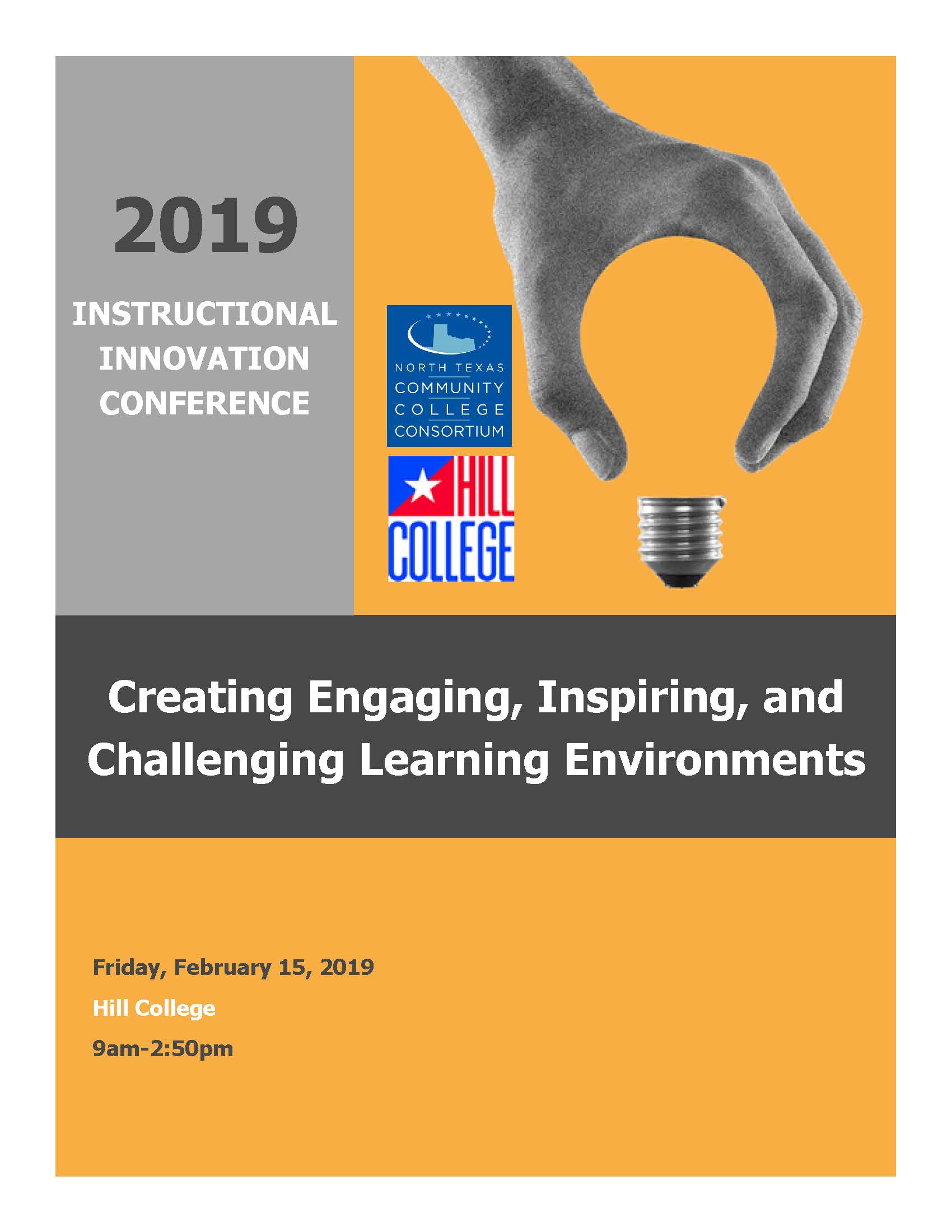 2019 Instructional Innovation Conference Program Cover